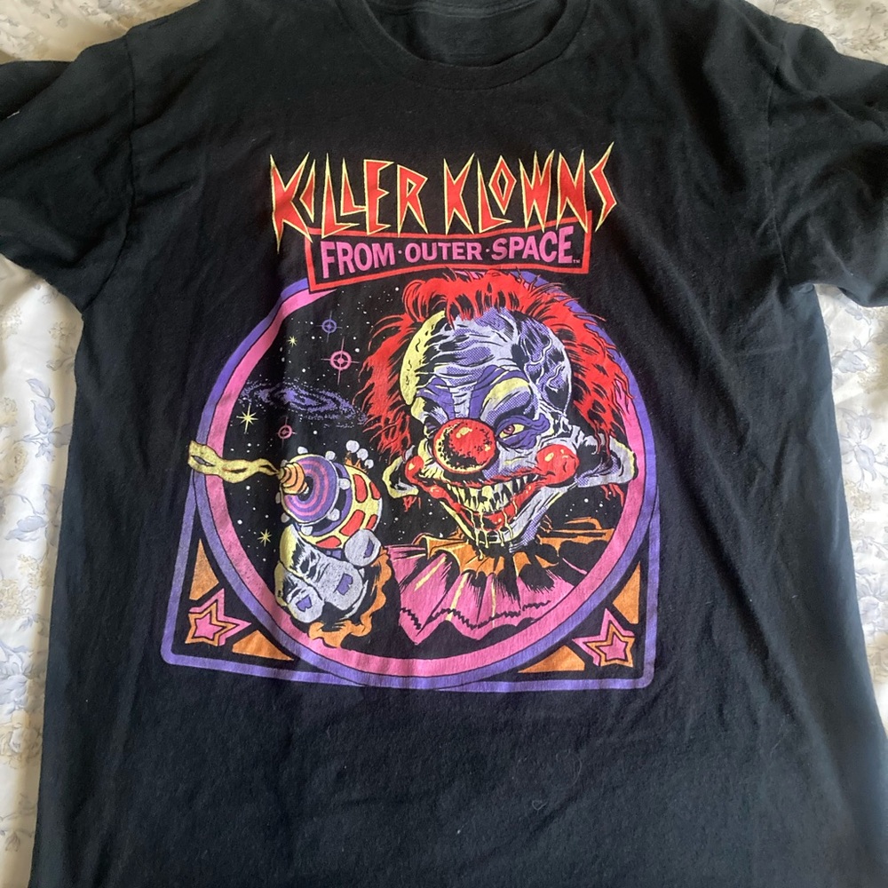 Killer Klowns From Outer Space Movie Graphic T-Shirt Size Large